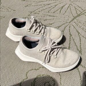 Allbirds Women's Wool Dasher Mizzles - Stony Cream (Natural White Sole)